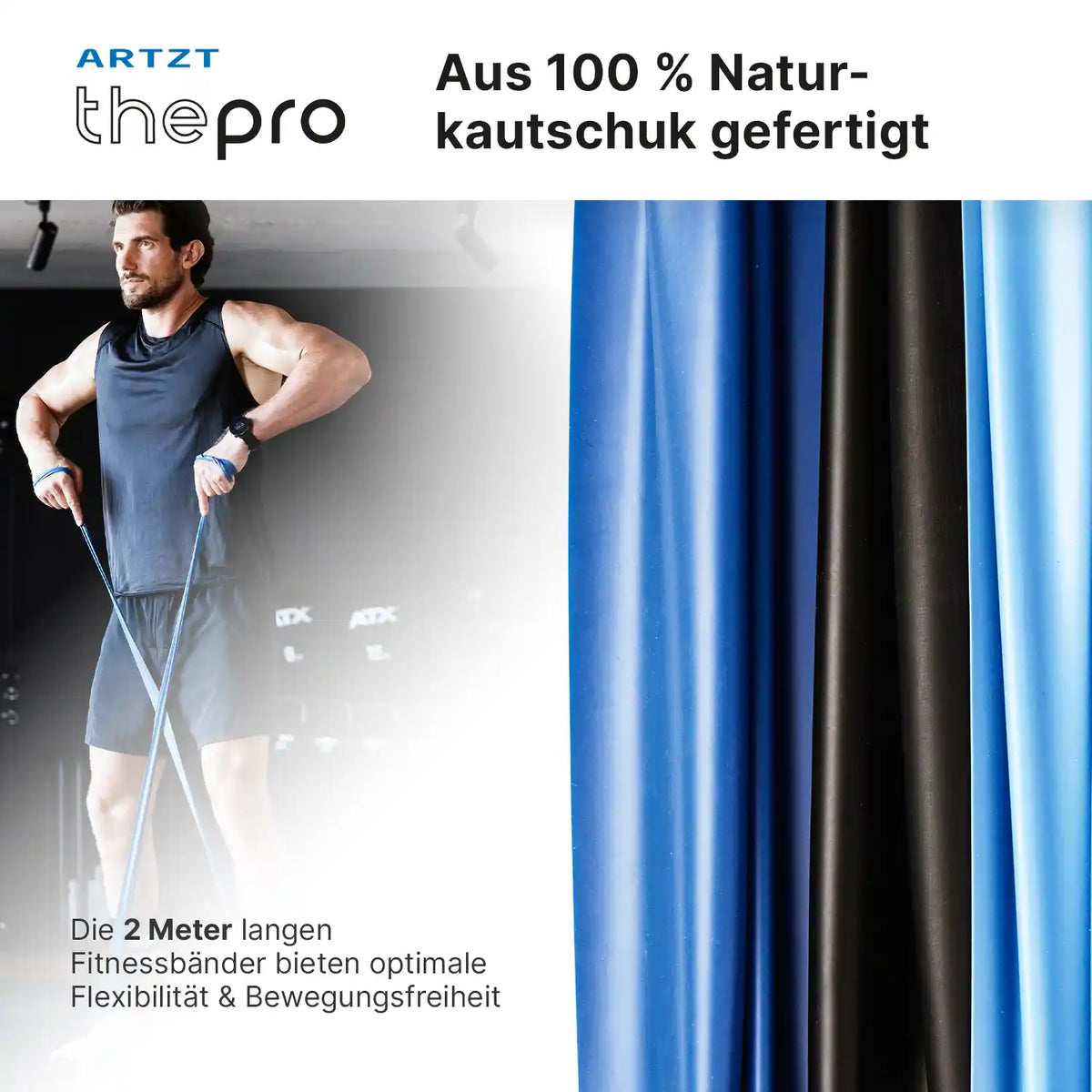 Fitnessband 2 m ARTZT thepro 11