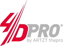 Logo 4D Pro by ARTZT thepro auf transparentem Hintergrund