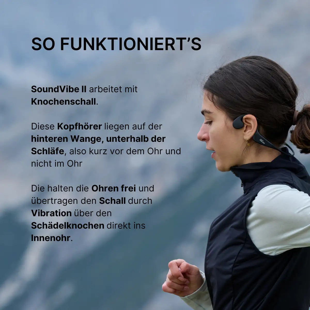 SoundVibe II Knochenschall Kopfhörer ARTZT neuro 5