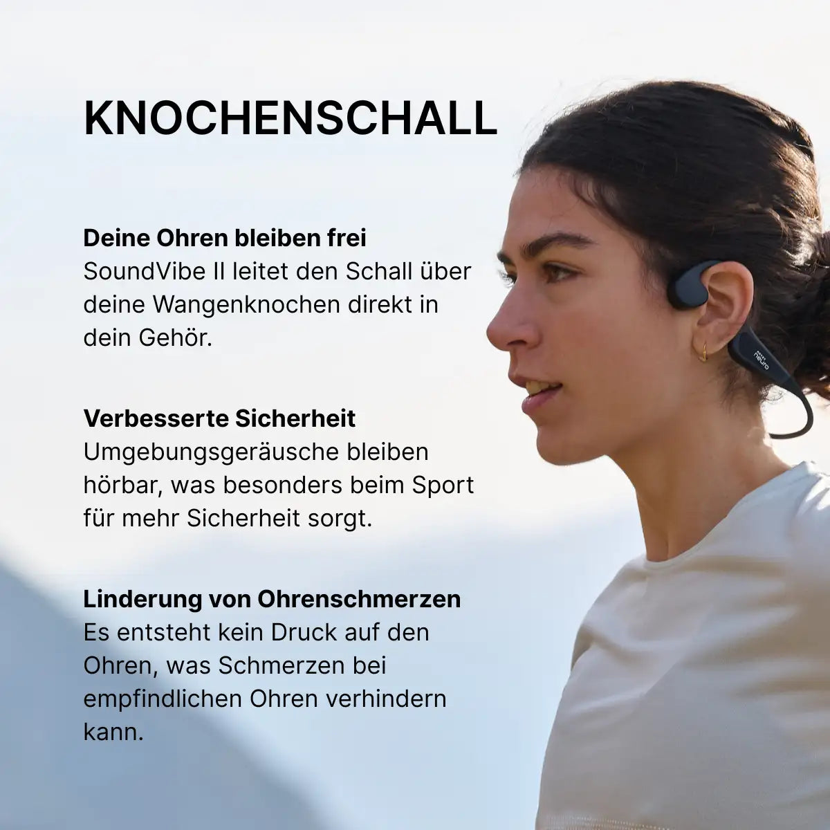 SoundVibe II Knochenschall Kopfhörer ARTZT neuro 3