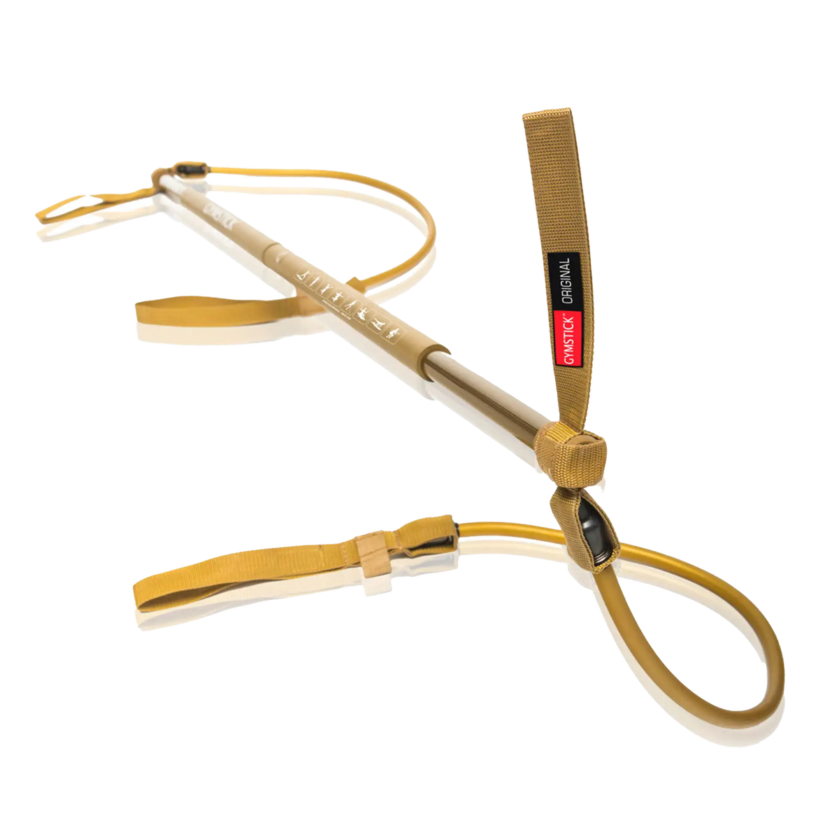 Gymstick Original in gold auf transparentem Hintergrund