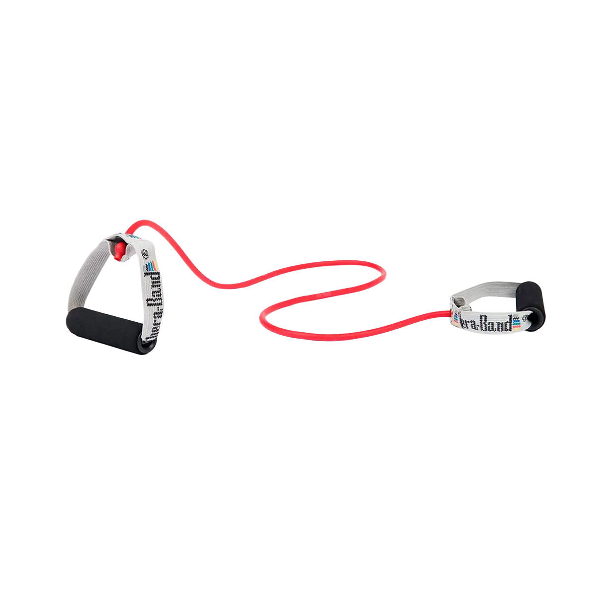THERABAND Bodytrainer Tubing in rot auf transparentem Hintergrund. #farbe_rot