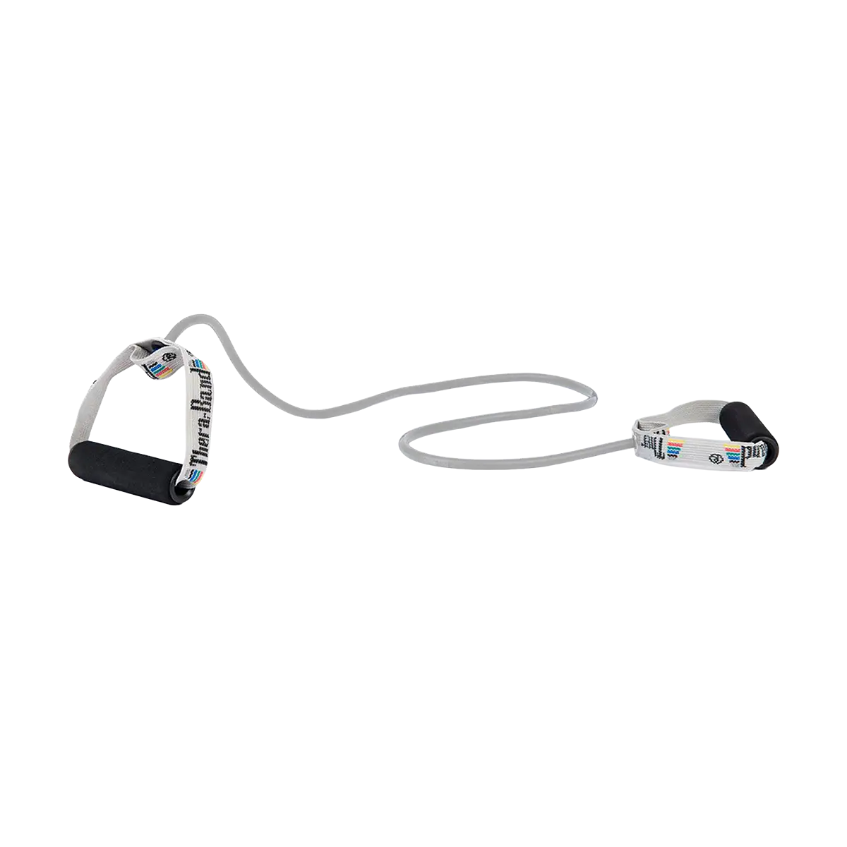 THERABAND Bodytrainer Tubing in silber auf transparentem Hintergrund. #farbe_silber