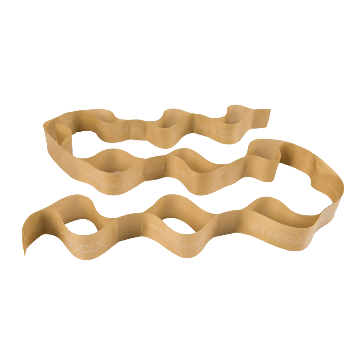 Goldenes TheraBand CLX 2 m auf transparentem Grund #farbe_gold