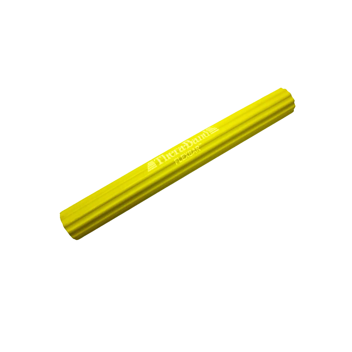 TheraBand FlexBar Handtrainer in gelb auf transparentem Hintergrund #farbe_gelb