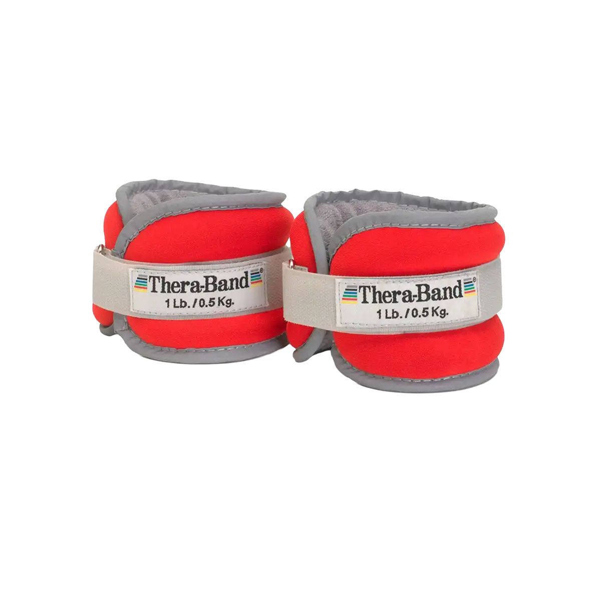 THERABAND Gewichtsmanschetten in rot auf transparentem Hintergrund. #gewicht_450 g