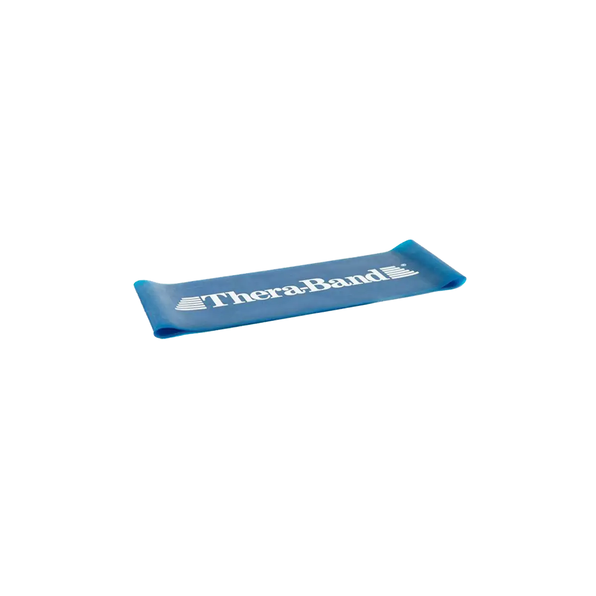 THERABAND Loop 20 cm in blau auf transparentem Hintergrund. #farbe_blau