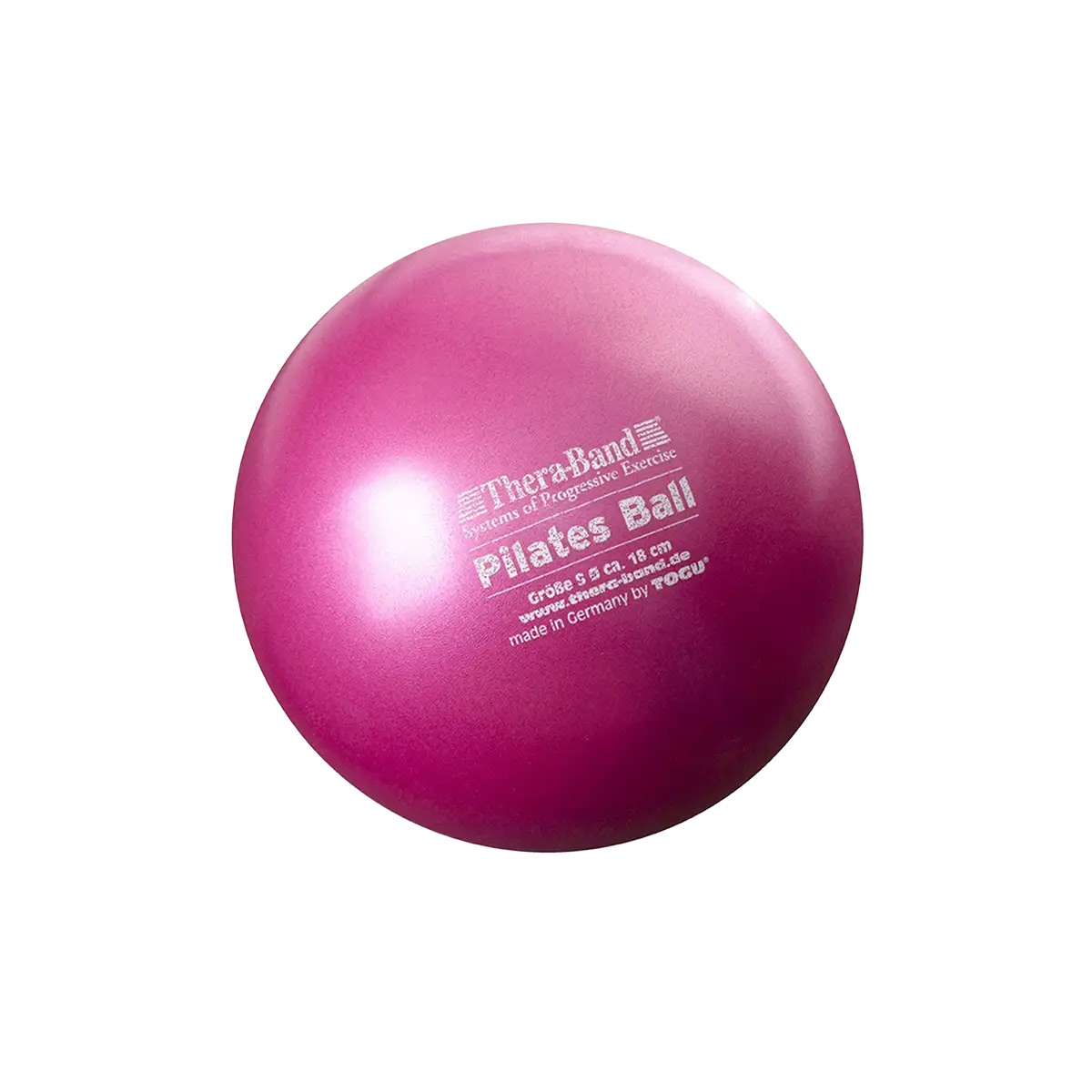 THERABAND Pilates Ball 18 cm auf transparentem Hintergrund. #größe_18 cm