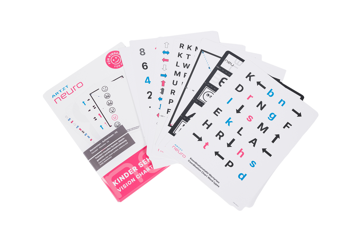 Produktbild des ARTZT neuro Kinder Sehtafel Set