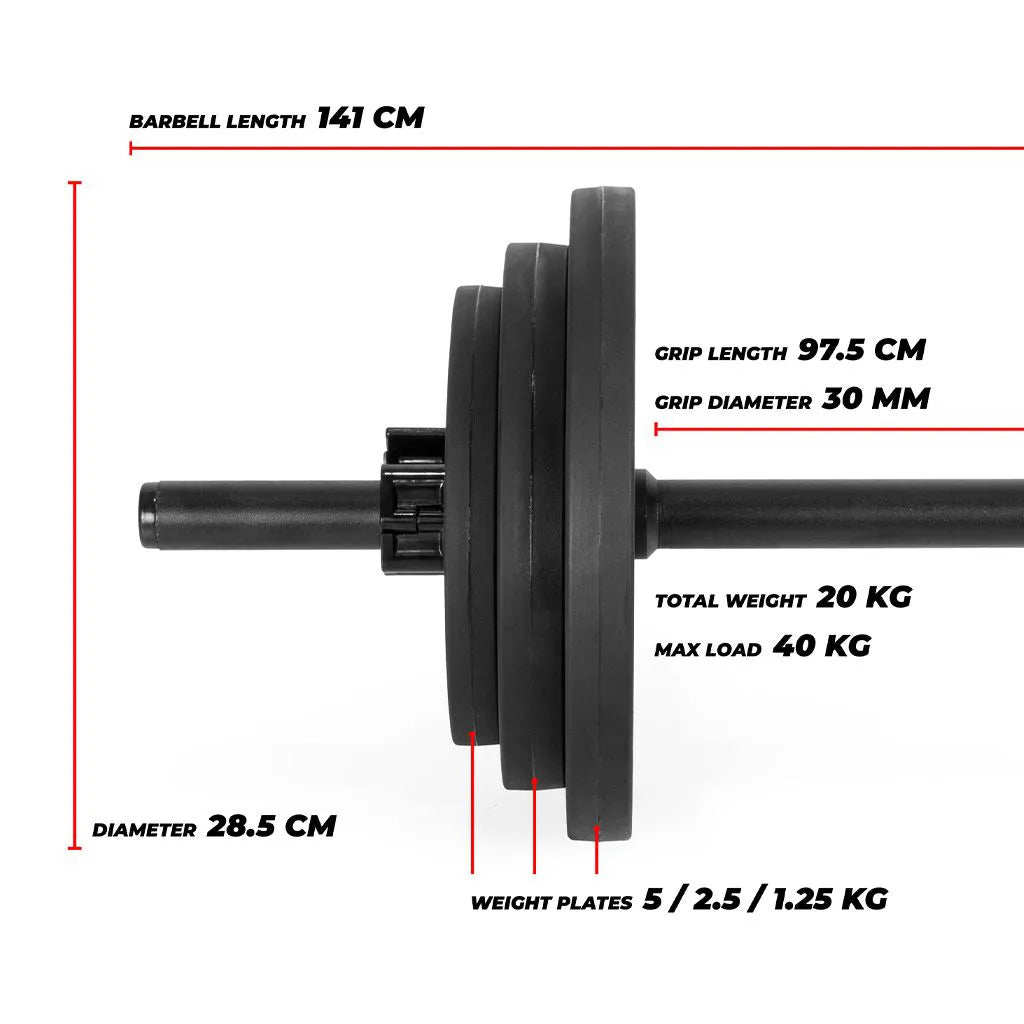 Pro Pump Langhantel Set Gymstick 3