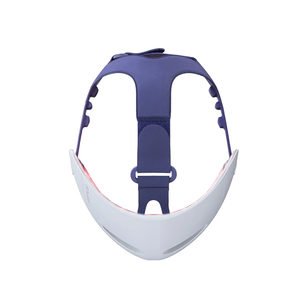 Top-Ansicht der Therabody Face Mask Glo mit glatter Oberfläche und integrierter LED-Technologie