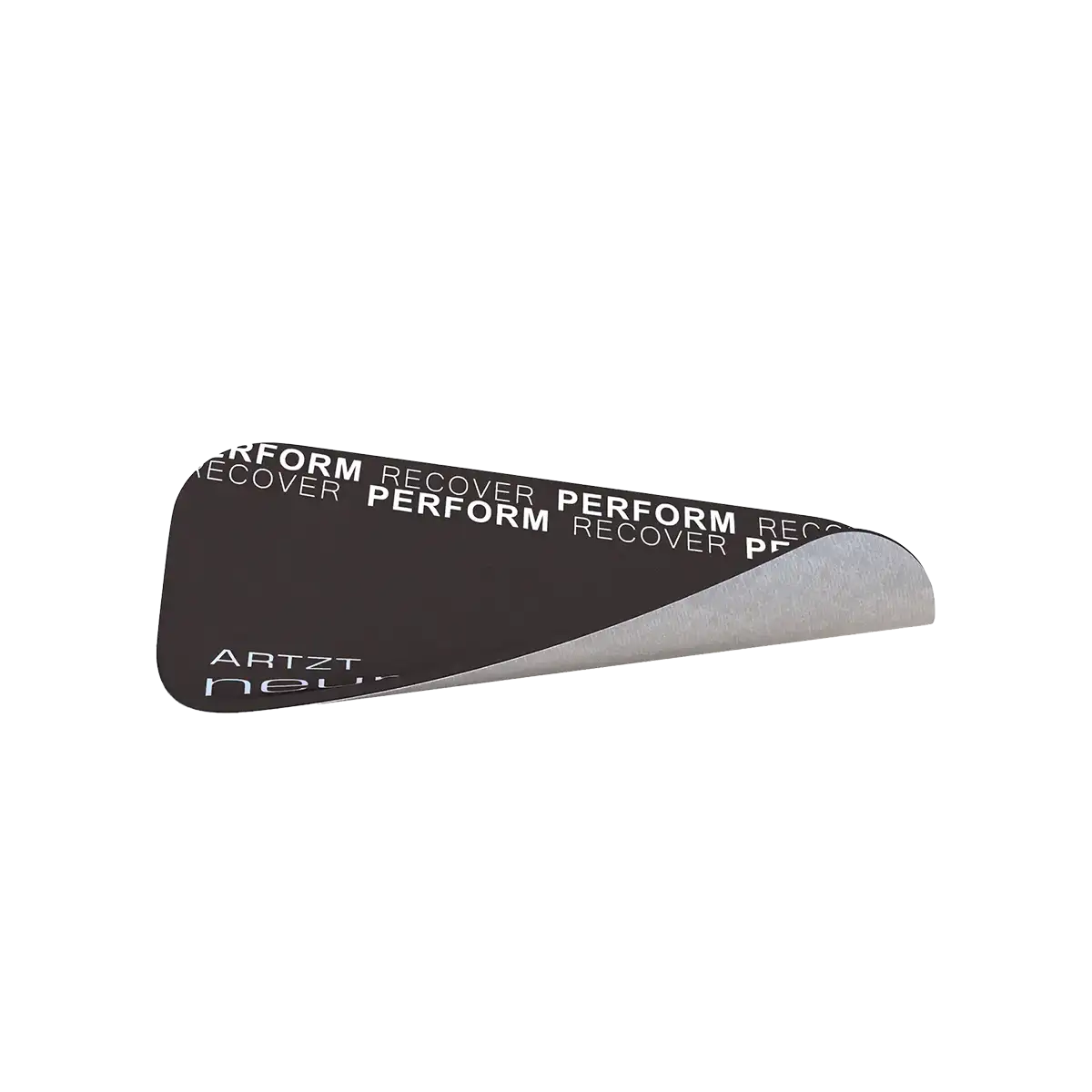Ein ARTZT neuro Mouth Tape Performance in schwarz auf transparentem Hintergrund. #farbe_schwarz