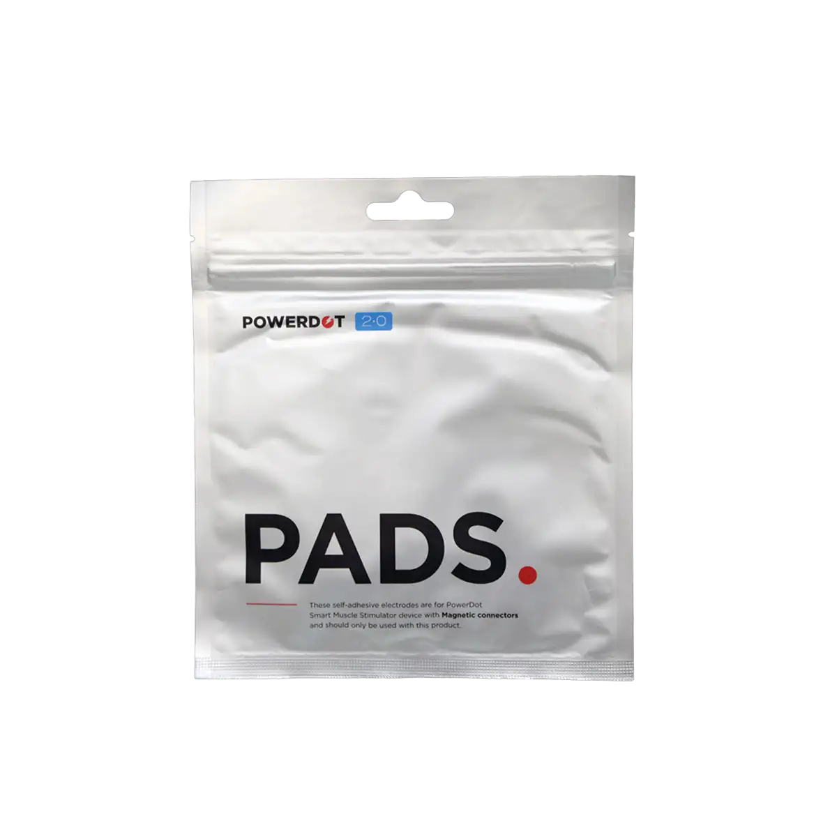 Therabody PowerDot 2.0 Pad Pack auf transparentem Hintergrund.