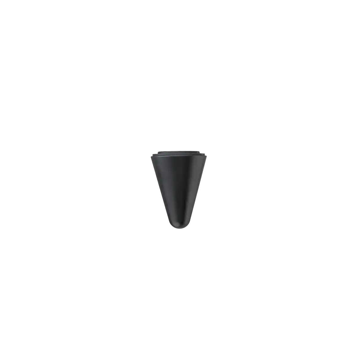 Therabody Theragun Cone-Aufsatz auf transparentem Hintergrund.