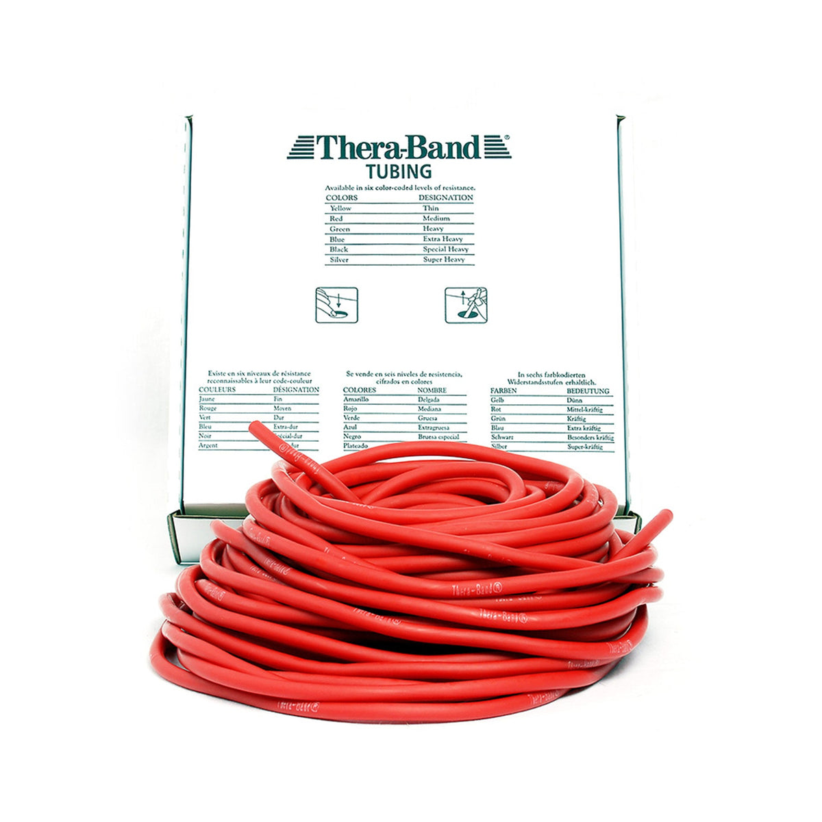 Tubing Rolle 30,50 m TheraBand Rot 5